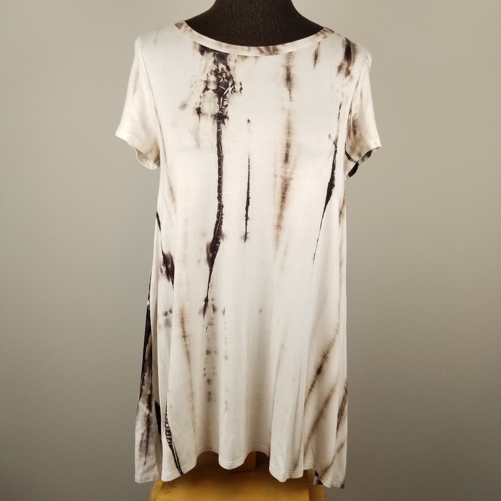 Comme USA Tie Dye Shift Swing Top / T…
